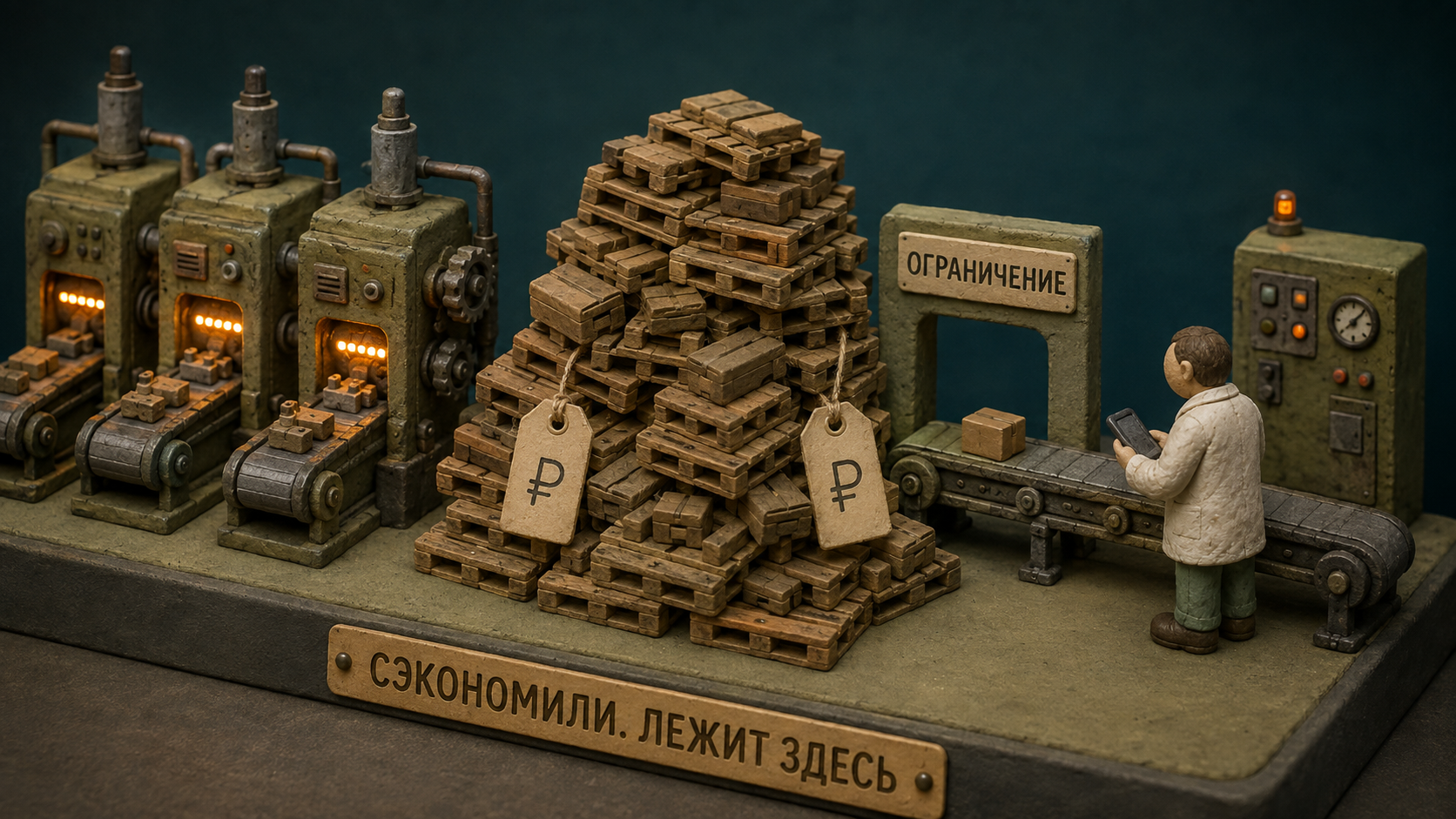 Сокращение простоев перед узким местом увеличивает незавершённое производство, а не выпуск