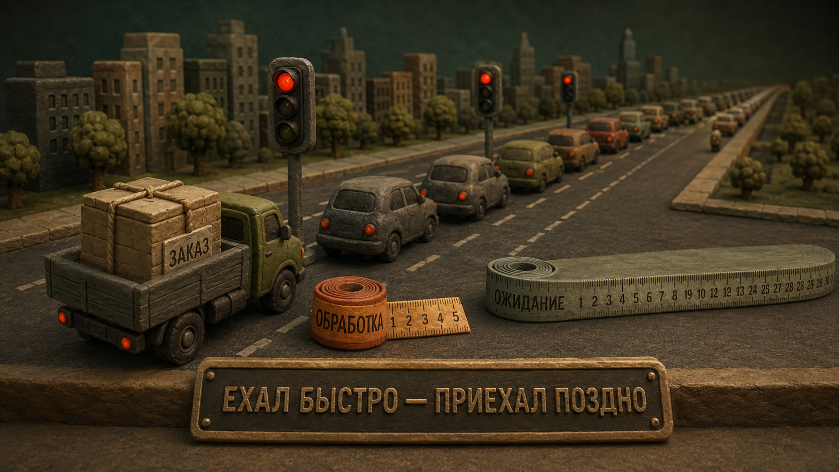 Ехал быстро - приехал поздно