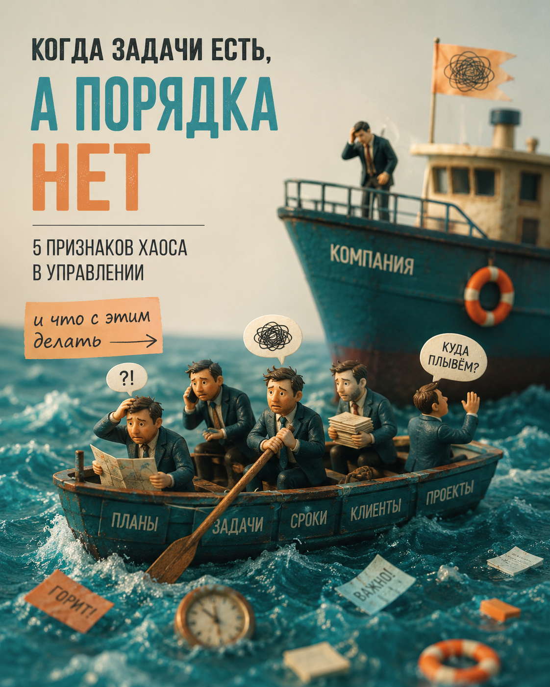 Управление рисками проекта: единый цикл контроля реализации — обложка статьи CI Consult