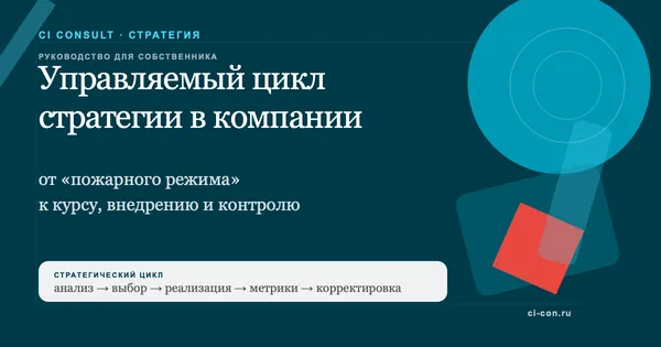 Стратегическое управление · Руководство для собственника