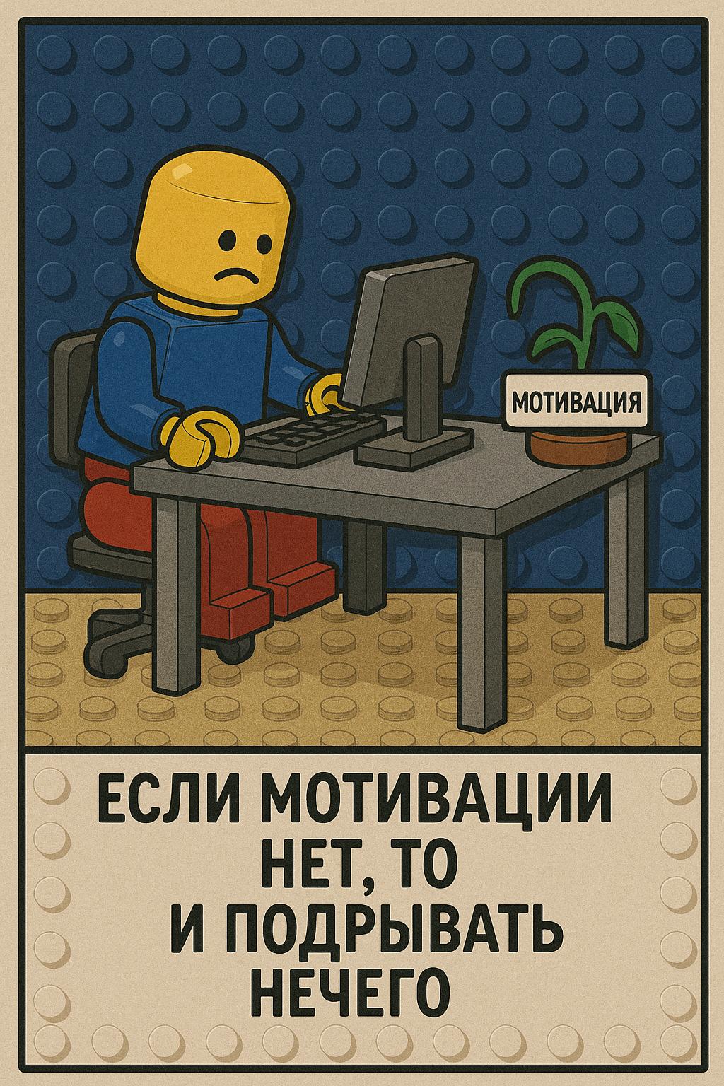 Если мотивации нет, то и подрывать нечего