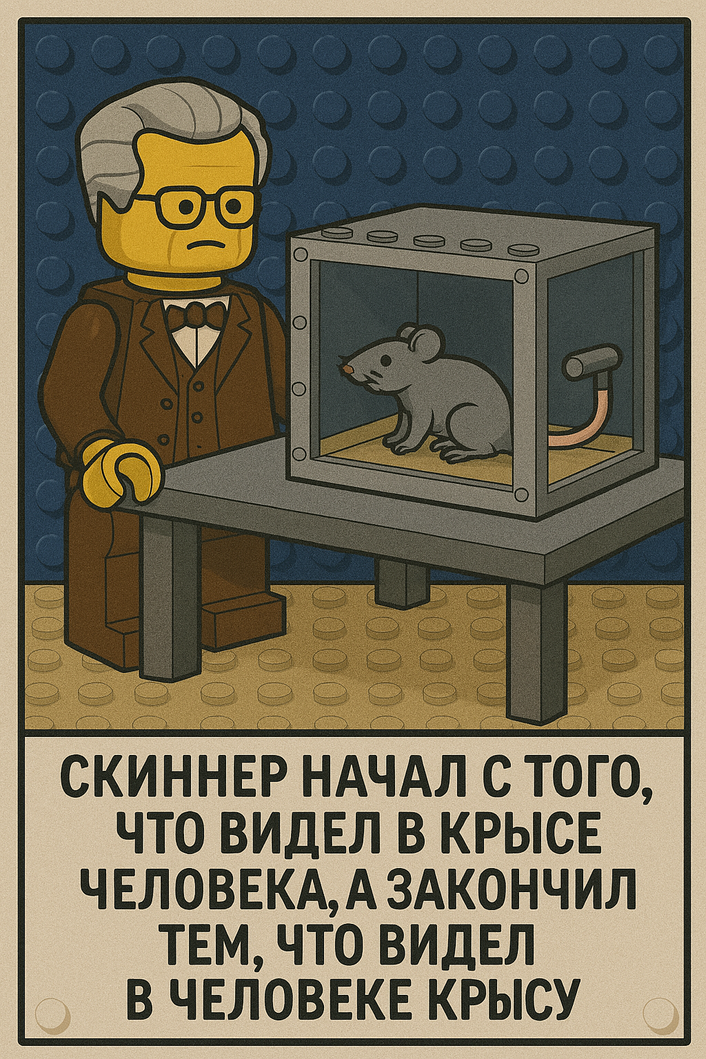 Скиннер: крысоподобный взгляд на человека