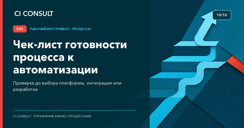 Чек-лист готовности процесса к автоматизации